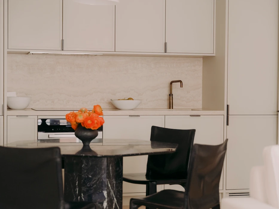 Apartment living space at 180 The Thames