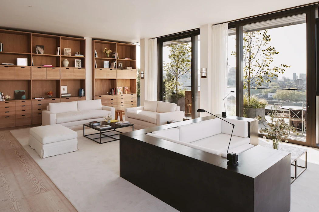 River Loft bedroom detail at 180 The Thames